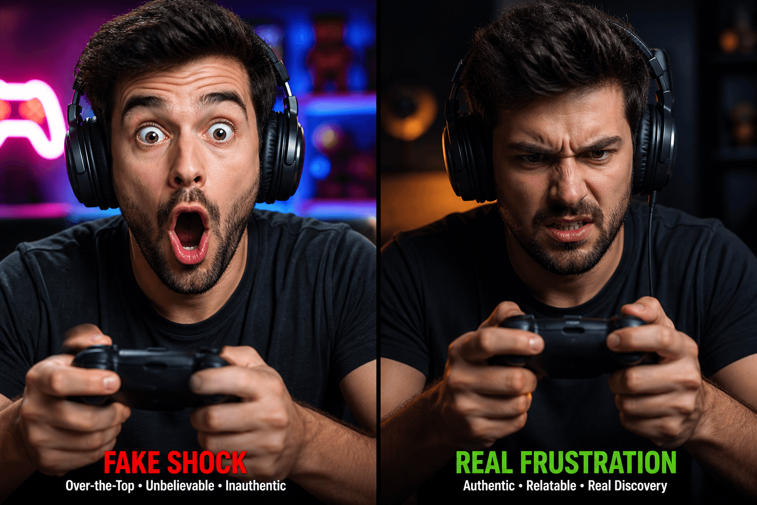 Authentic Intensity vs Fake Shock: Which one builds trust?